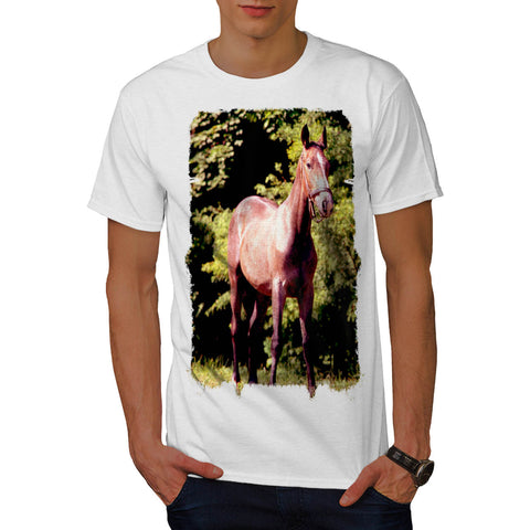 Horse Animal Funny Mens T-Shirt