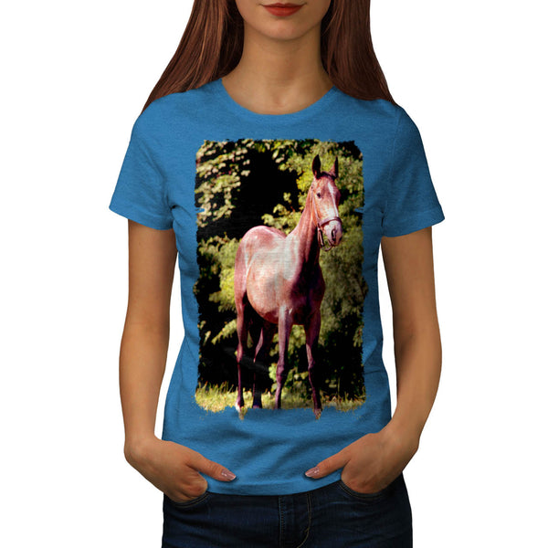 Horse Animal Funny Womens T-Shirt