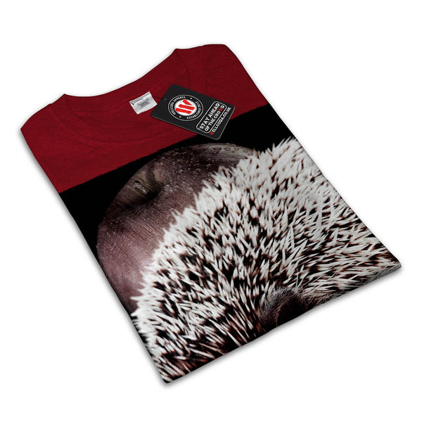 Hedgehog Apple Fun Mens T-Shirt