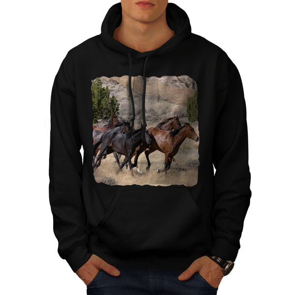 Wild Horse Freedom Mens Hoodie