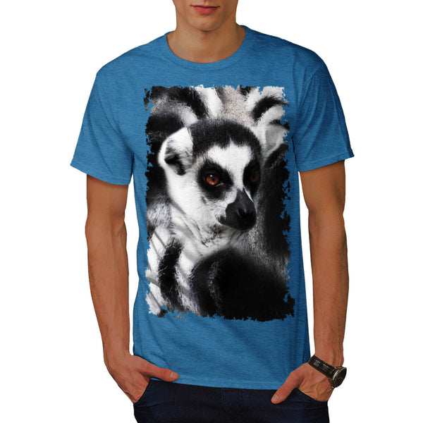 Lemur Head Theme Mens T-Shirt