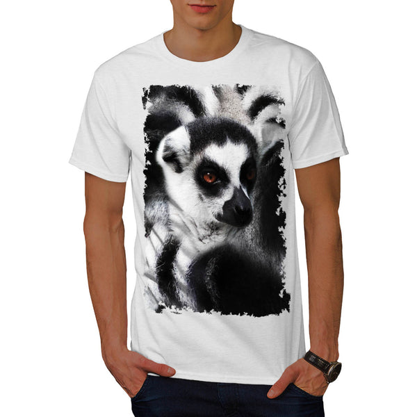 Lemur Head Theme Mens T-Shirt