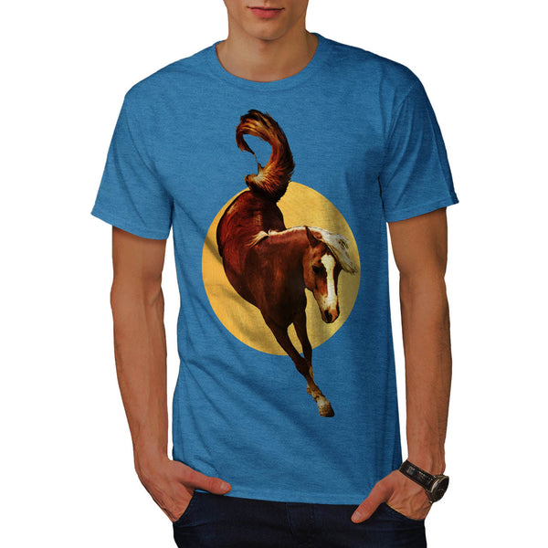 Horse Motion Leap Mens T-Shirt