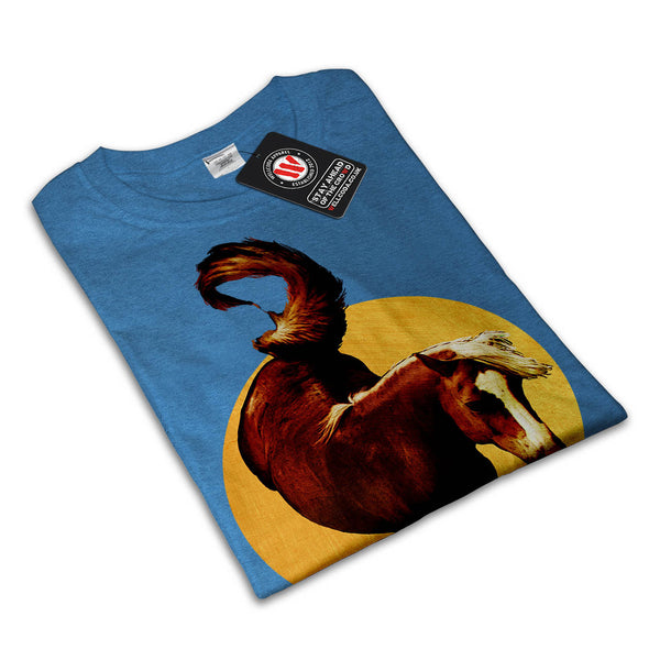 Horse Motion Leap Mens T-Shirt