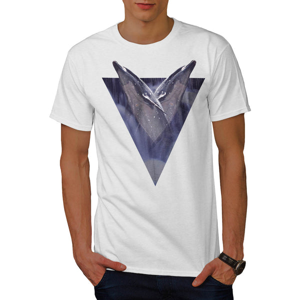 Two Dolphin Triangle Mens T-Shirt