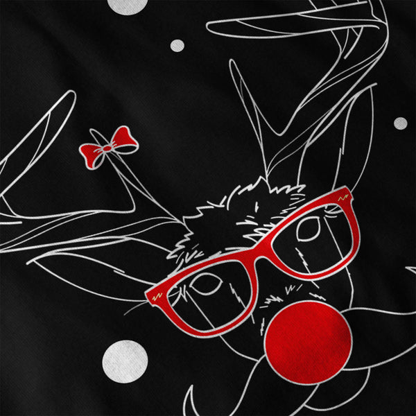 Deer Hipster Winter Womens Long Sleeve T-Shirt