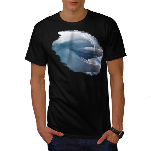 Joyful Dolphin Smile Mens T-Shirt