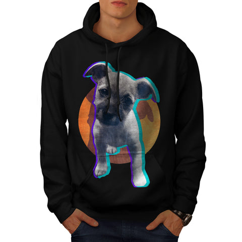 Jeans Pet Dog Buddy Mens Hoodie