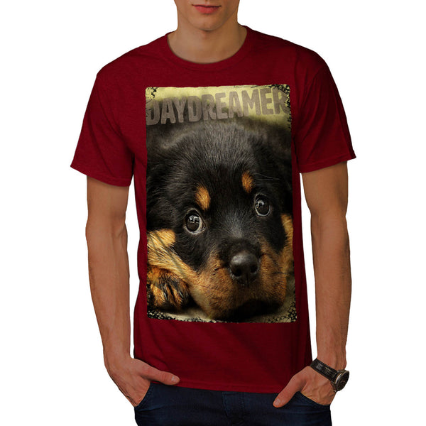 Daydreamer Dog Face Mens T-Shirt