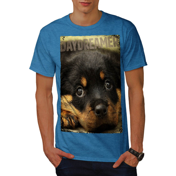 Daydreamer Dog Face Mens T-Shirt