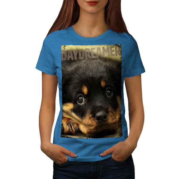 Daydreamer Dog Face Womens T-Shirt
