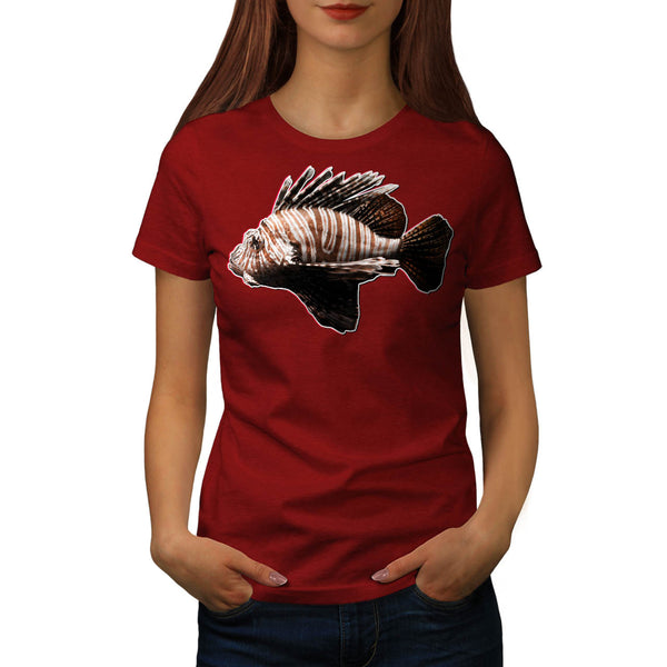 Simple Scorpion Fish Womens T-Shirt