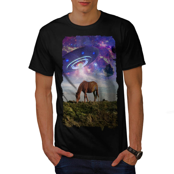Spaceship Journey Mens T-Shirt