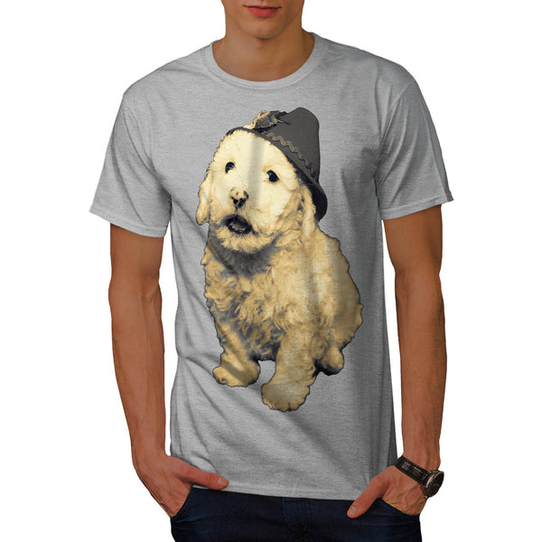 White Shaggy Doggy Mens T-Shirt