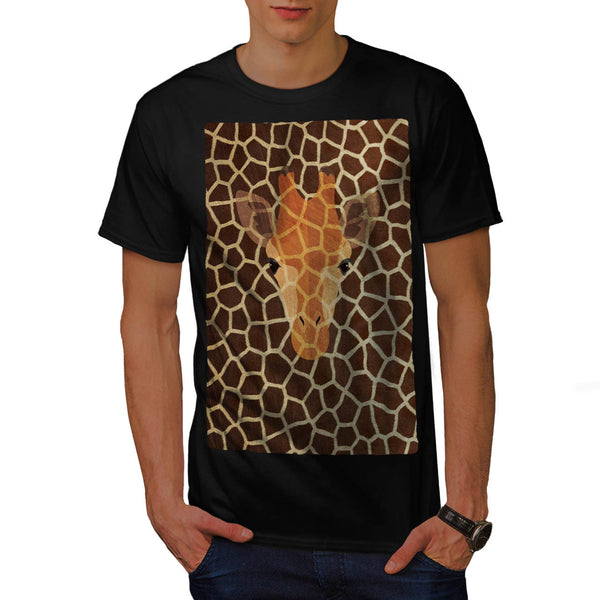 Giraffe Style Net Mens T-Shirt