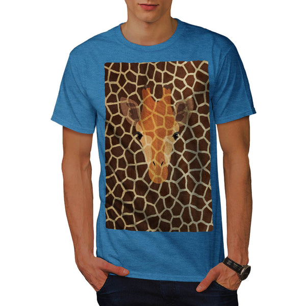 Giraffe Style Net Mens T-Shirt