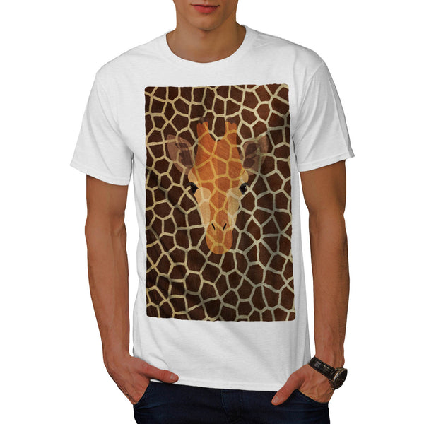 Giraffe Style Net Mens T-Shirt