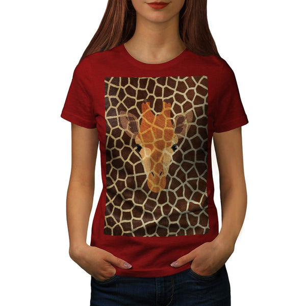 Giraffe Style Net Womens T-Shirt