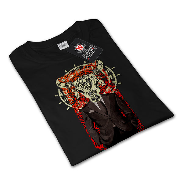 Skull Costume Beast Mens Long Sleeve T-Shirt