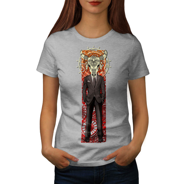 Skull Costume Beast Womens T-Shirt