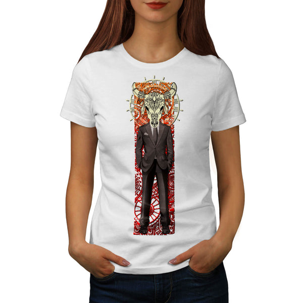 Skull Costume Beast Womens T-Shirt