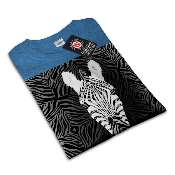 Zebra Silhouette Womens T-Shirt