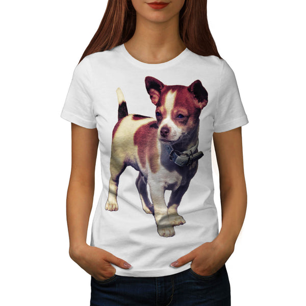 Puppy Dog Collar Womens T-Shirt