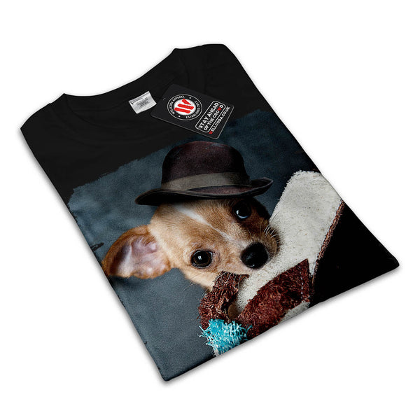 Puppy Slipper Fetch Womens T-Shirt