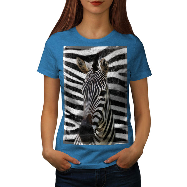 Zebra Background Womens T-Shirt