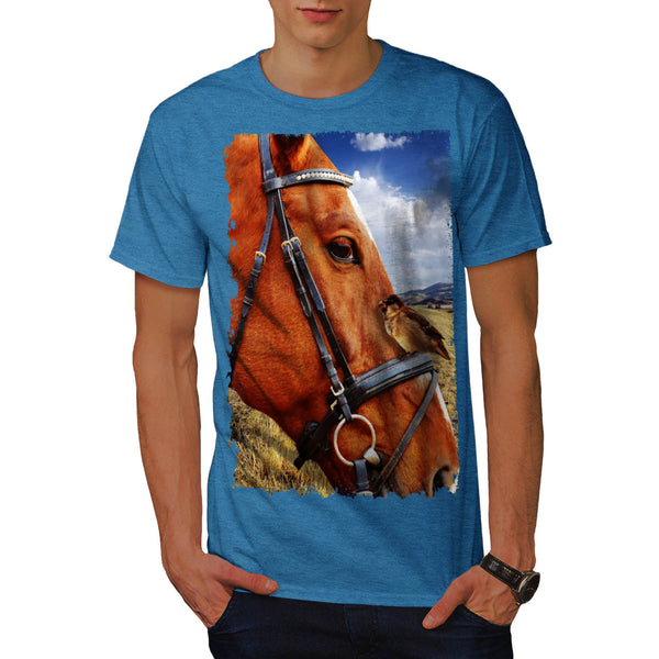 Horse Face Design Mens T-Shirt