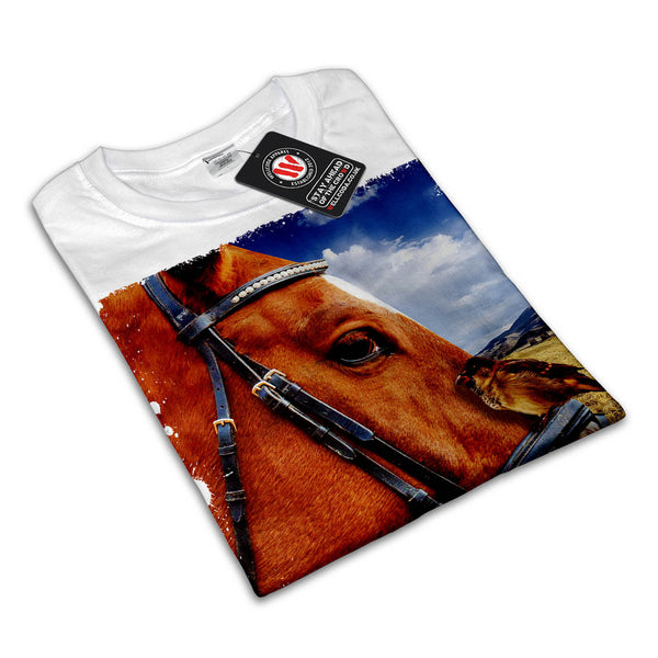 Horse Face Design Mens T-Shirt