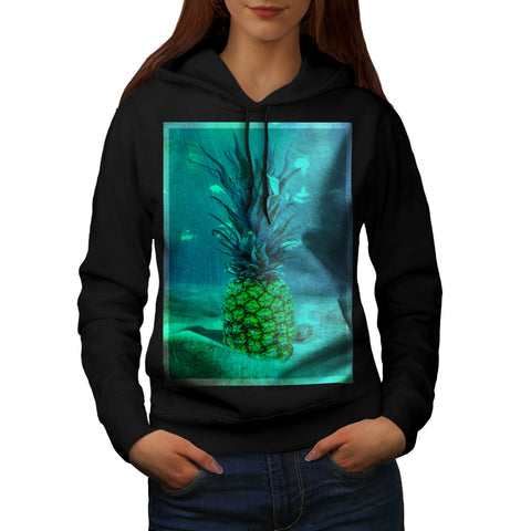Underwater Pineapple Womens Hoodie