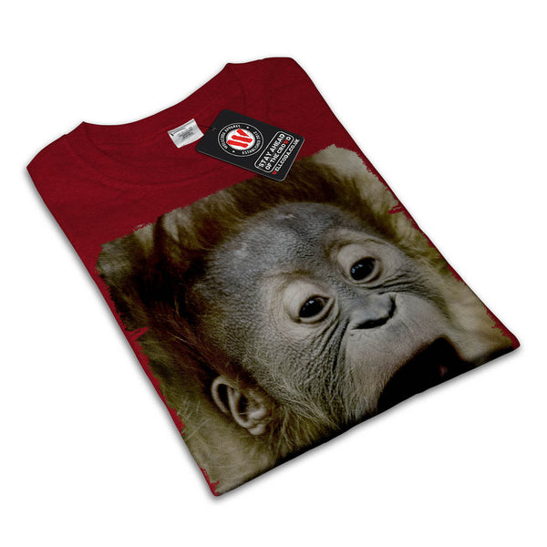 Feed Me Monkey Face Mens T-Shirt