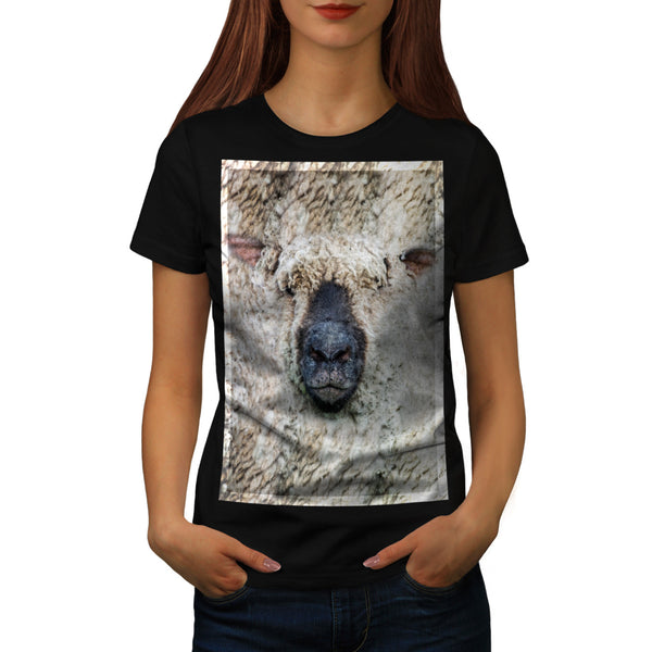 Soft Sheepskin Look Womens T-Shirt