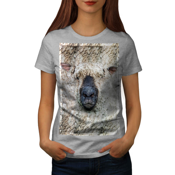 Soft Sheepskin Look Womens T-Shirt