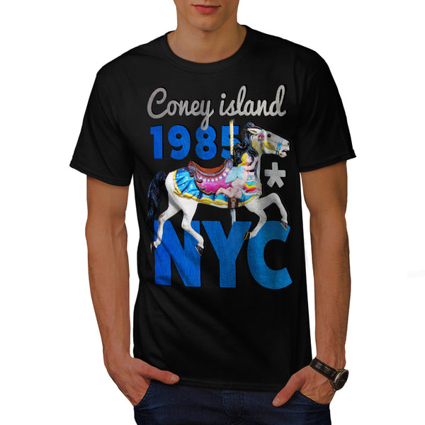 Coney Island Horsey Mens T-Shirt