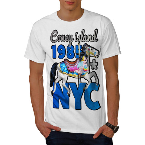 Coney Island Horsey Mens T-Shirt