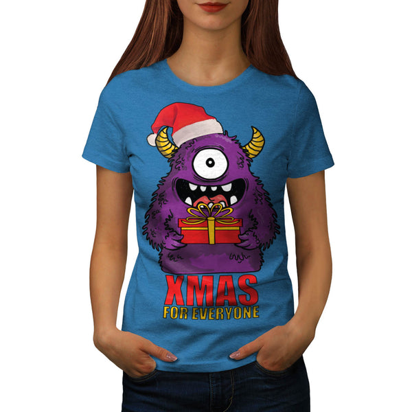 Christmas Monster Womens T-Shirt