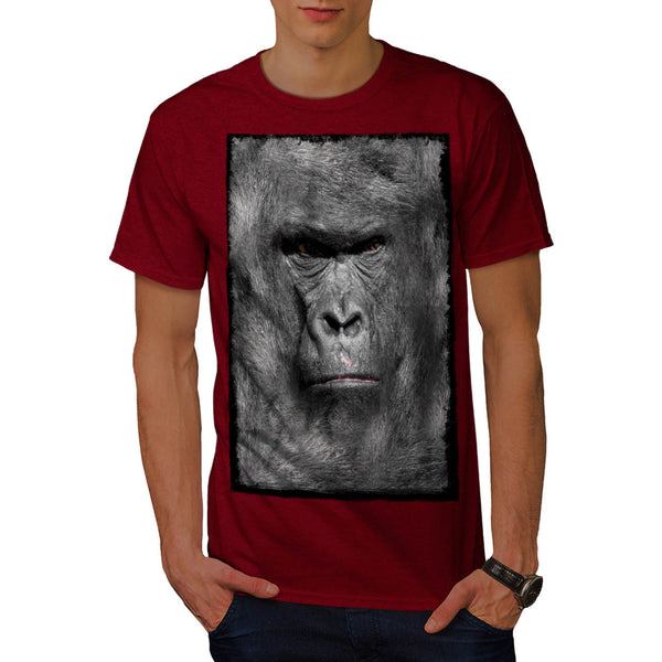 Mean Gorilla Face Mens T-Shirt