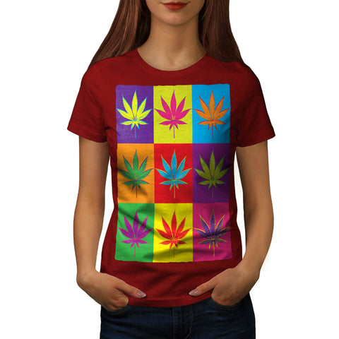 Get High Leaf Colour Womens T-Shirt
