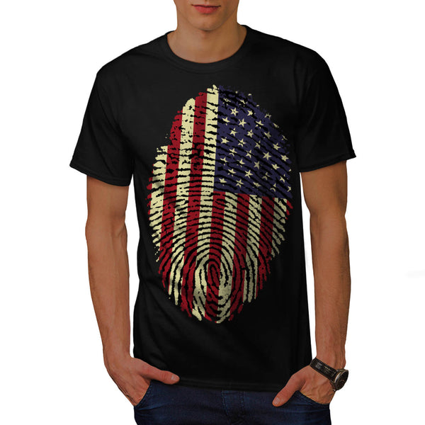 American Fingerprint Mens T-Shirt