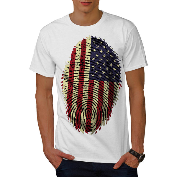 American Fingerprint Mens T-Shirt