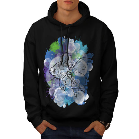 Fish Animal Nature Mens Hoodie