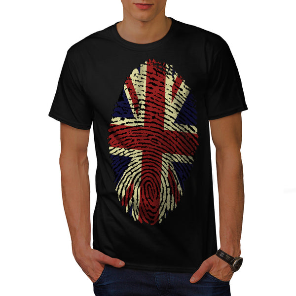 British Fingerprint Mens T-Shirt