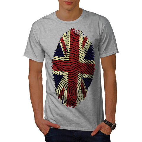 British Fingerprint Mens T-Shirt