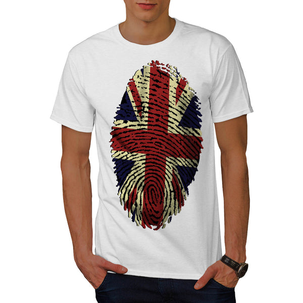 British Fingerprint Mens T-Shirt