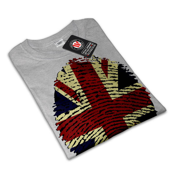 British Fingerprint Mens T-Shirt