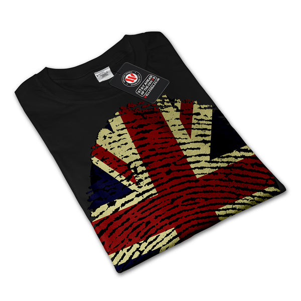 British Fingerprint Womens Long Sleeve T-Shirt