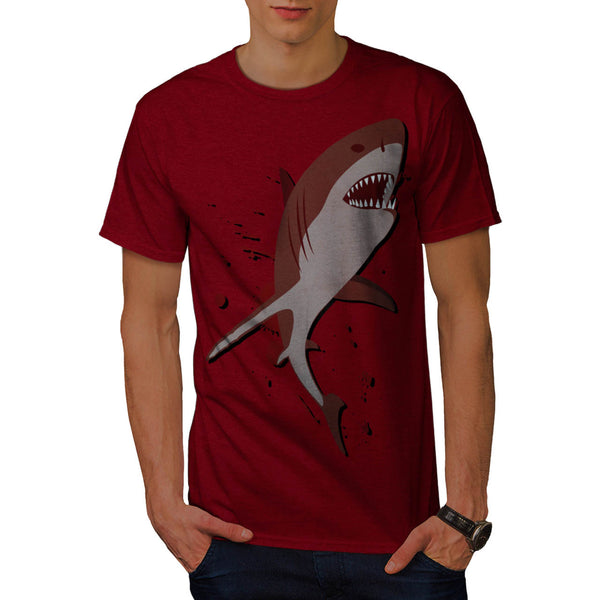 Shark Jaw Danger Mens T-Shirt