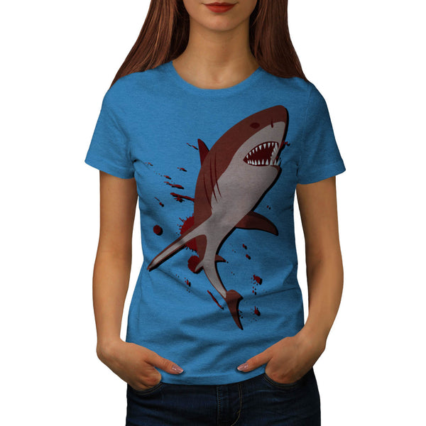 Shark Jaw Danger Womens T-Shirt